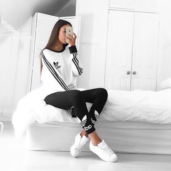 adidas Shoes - Size 8.5 Adidas Superstars White Flatform Sneaker